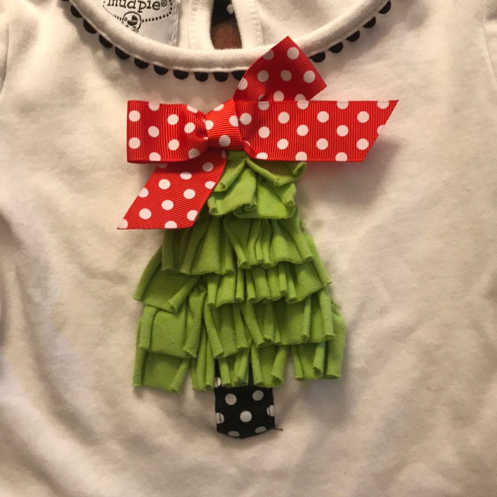 Mud Pie girls Christmas tree top 12-18months - Picture 2 of 4